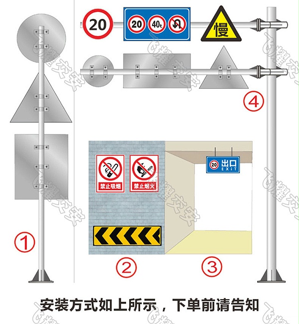 安全警示标识牌