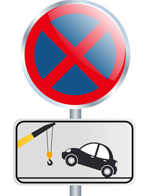禁止停车标志